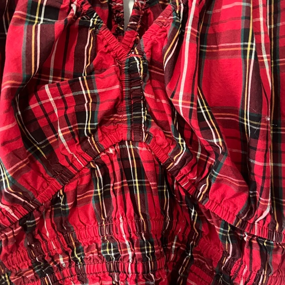 Old Navy Red Tartan Plaid Dress - Picture 4 of 6